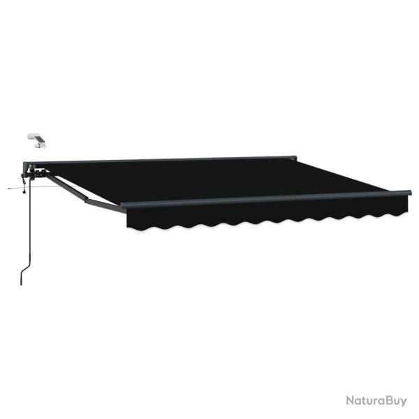 Auvent r�tractable �lectrique Noir 3 x 2,5 m