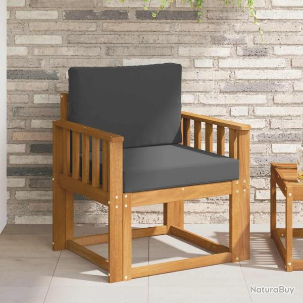 Canap� d'ext�rieur Bois d'acacia massif et polyester Naturel