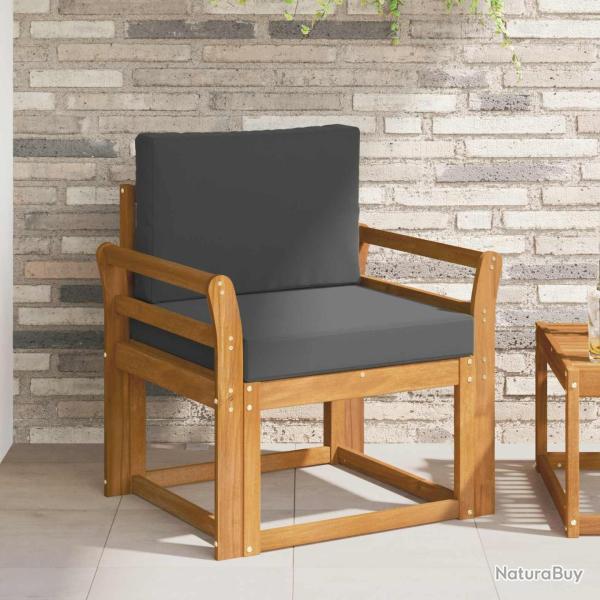 Canap� d'ext�rieur Bois d'acacia massif et polyester Naturel