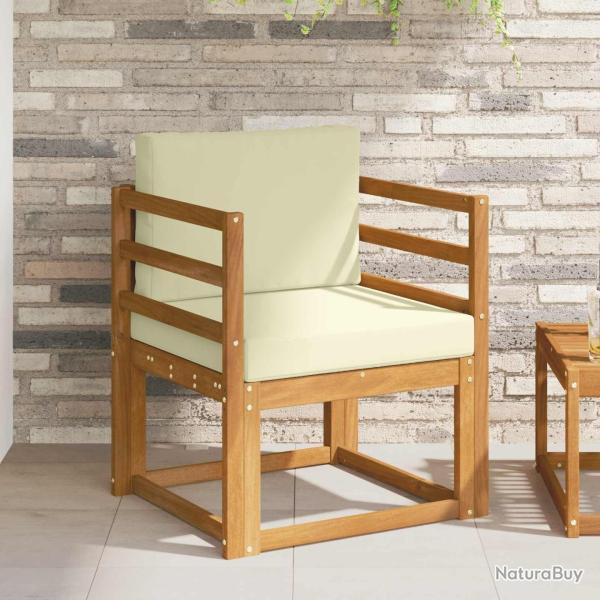 Canap� d'ext�rieur Bois d'acacia massif et polyester Naturel