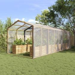 B&acirc;che avec oeillets Transparent 8 x 8 m Poly&eacute;thyl&egrave;ne