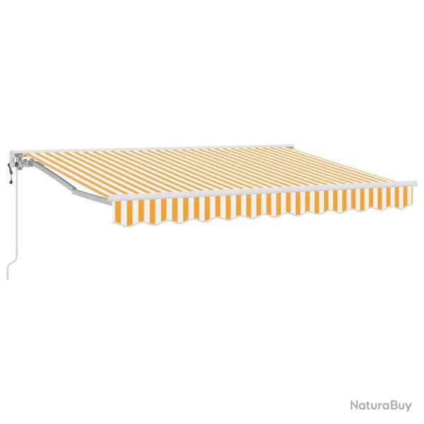 Auvent r�tractable �lectrique Orange 3,5 x 2,5 m
