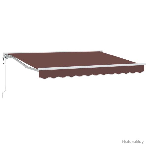 Auvent r�tractable �lectrique Marron 3 x 2,5 m