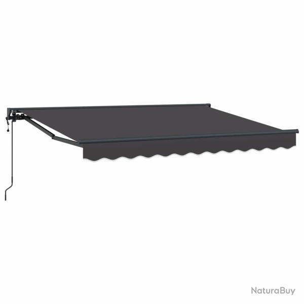 Auvent r�tractable �lectrique Anthracite 3,5 x 2 m