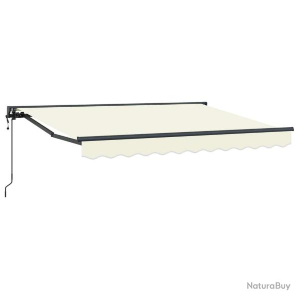 Auvent r�tractable �lectrique Cr�me 3,5 x 2 m