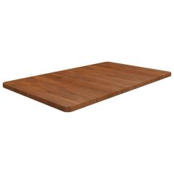 Comptoir de salle de bain Marron fonc&eacute; 100x60x2,5cm Bois trait&eacute;