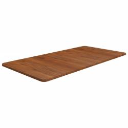 Comptoir de salle de bain Marron fonc&eacute; 100x50x1,5cm Bois trait&eacute;