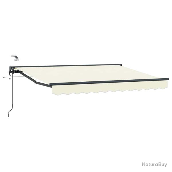 Auvent r�tractable �lectrique Cr�me 2,5 x 2 m