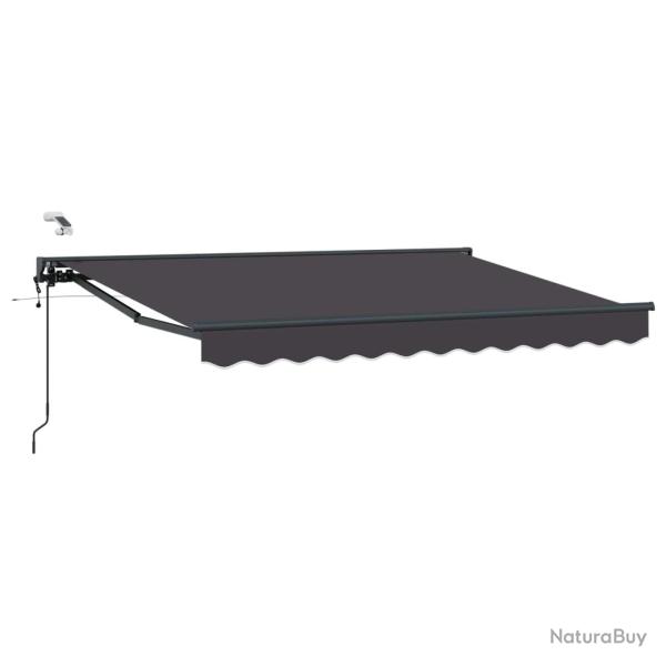 Auvent r�tractable �lectrique Anthracite 2,5 x 2 m
