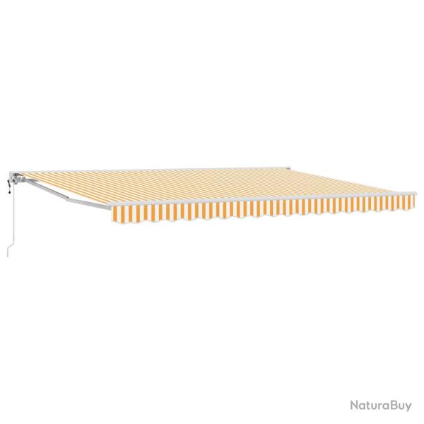 Auvent r�tractable �lectrique Jaune 4 � 3 m