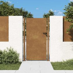Portail de jardin 100x175 cm en acier Corten