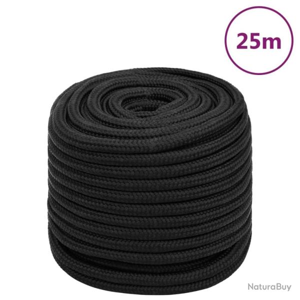 Corde de bateau Noir complet 16 mm 25 m Polypropyl�ne
