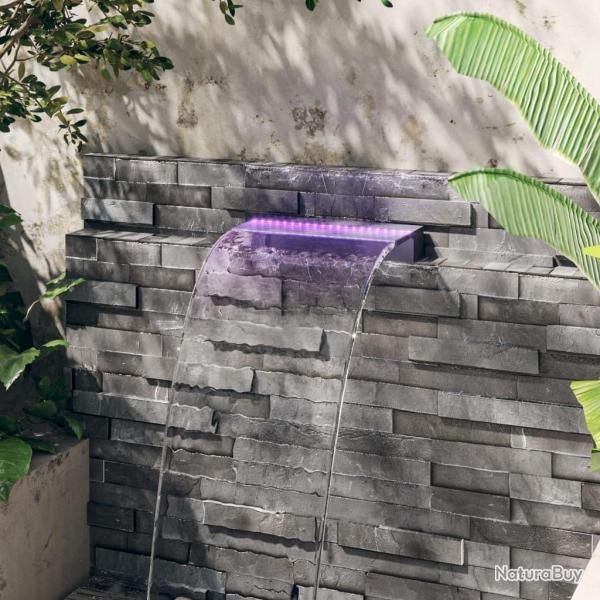 D�versoir pour cascade avec LED RVB Acrylique 45 cm