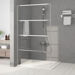 Paroi de douche Argent&eacute; 115x195 cm Verre ESG transparent