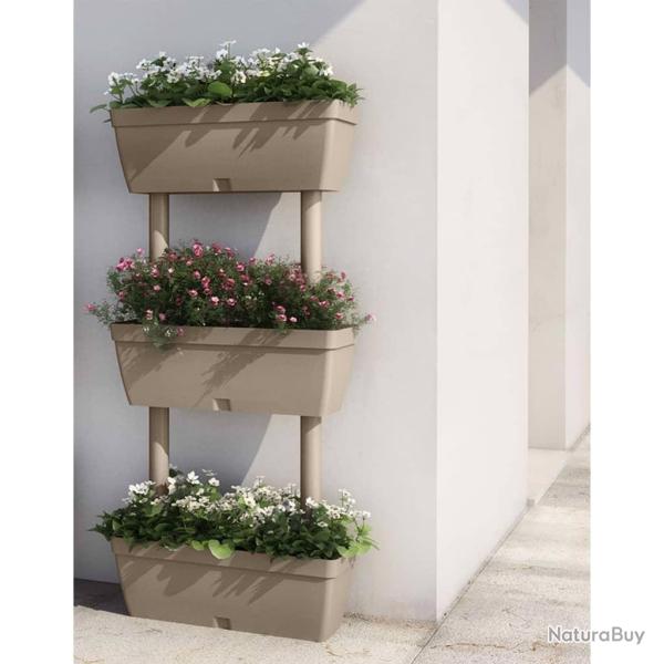 Jardini�res 6 pcs 100 cm Taupe
