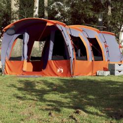 Tente familiale tunnel 8 personnes gris imperm&eacute;able