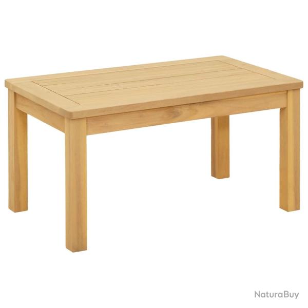 Table basse Acacia clair 70 x 40 x 36 cm Bois d'Acacia Massif