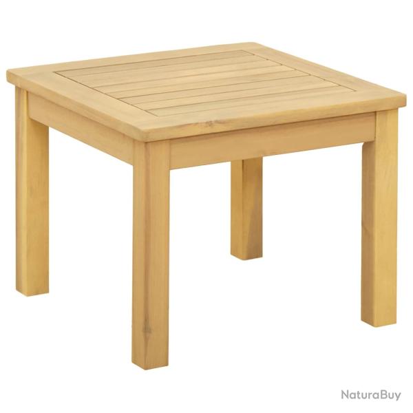 Table basse Acacia clair 45 x 45 x 36 cm Bois d'Acacia Massif