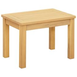 Table basse Acacia clair 50 x 35 x 36 cm Bois d'Acacia Massif