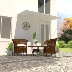 Auvent r&eacute;tractable 250x150 cm Cr&egrave;me