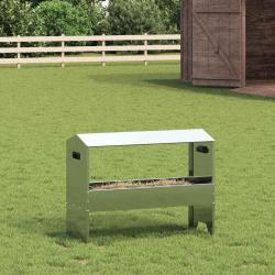 Trough d'alimentation pour le b&eacute;tail Argent 79 x 35 x 62 cm