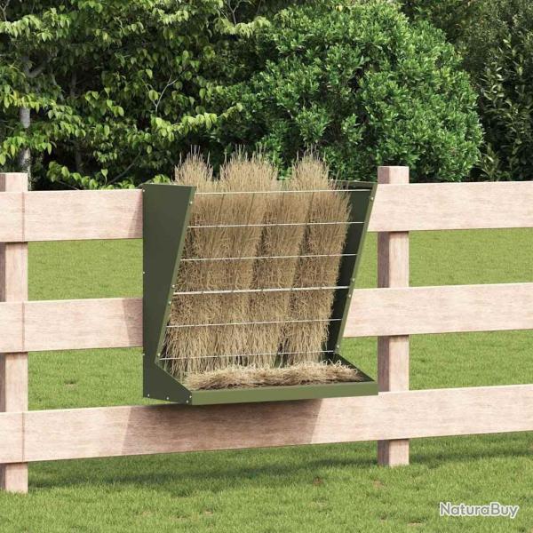 Distributeur de Foin Vert olive 71 x 33 x 70 cm