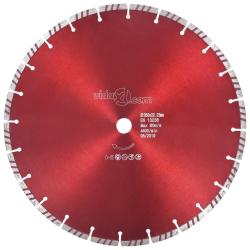 Disque de coupe diamant&eacute; avec turbo Acier 350 mm