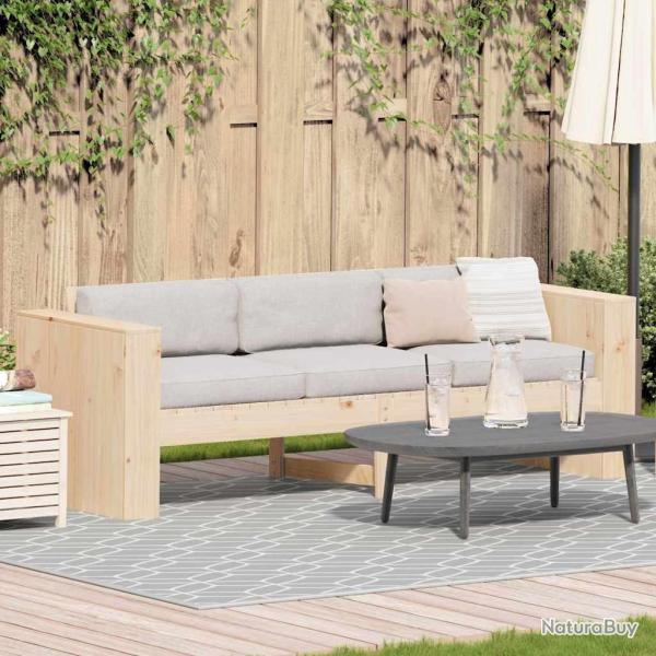 Canap� de jardin Naturel 185,5 x 60 x 62 cm Bois de pin massif