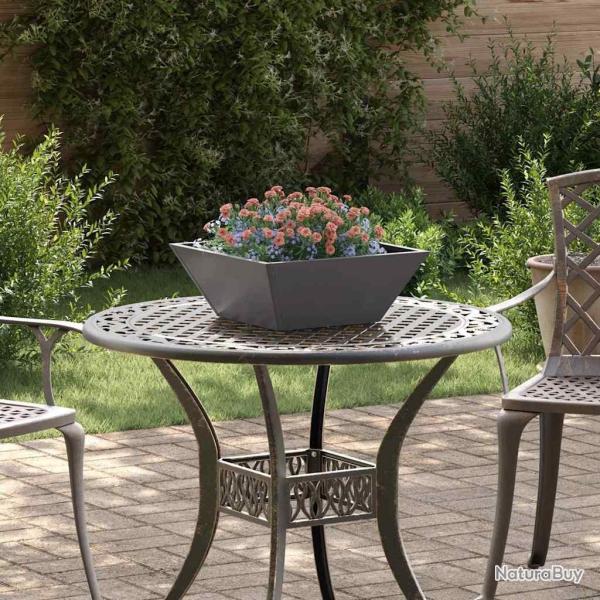 Cache-pot de jardin 5 pcs Noir 40 x 40 x 15 cm