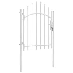 Portail de jardin Woerden acier 1x1,5 m blanc