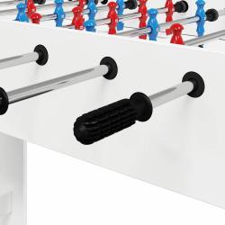 Poign&eacute;es de table de baby-foot 10 pcs Noir 2,8 x 2,8 x 9,3 cm