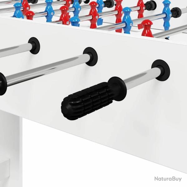 Poign�es de table de baby-foot 10 pcs Noir 2,8 x 2,8 x 9,3 cm