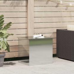 Bo&icirc;te de Rangement Ext&eacute;rieure Argent 55 x 50,5 x 50 cm Acier