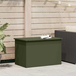 Bo&icirc;te de Rangement Ext&eacute;rieure Vert olive 80 x 50,5 x 50 cm