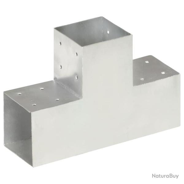 Connecteur de poteau Forme en T M�tal galvanis� 101x101 mm