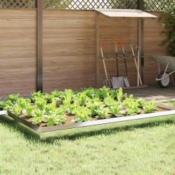 Cl&ocirc;ture &agrave; escargots Argent 50 x 3,5 x 25 cm Acier inoxydable