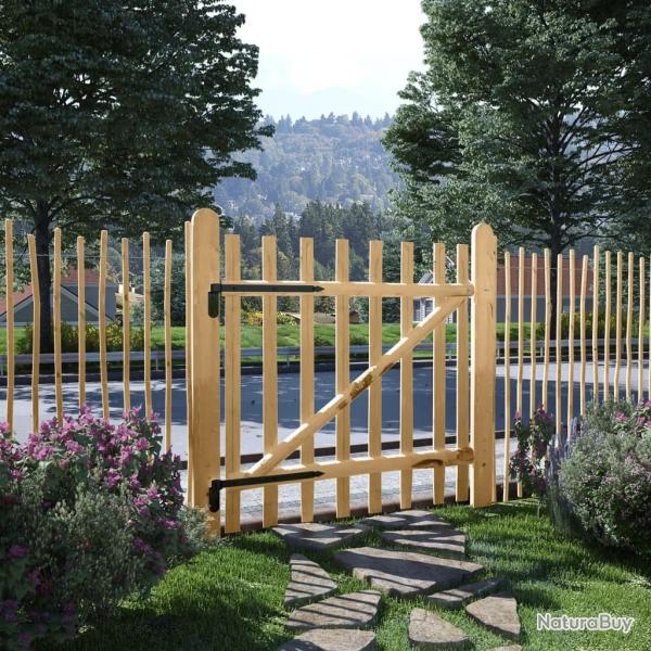 Portillon simple de cl�ture Bois de noisetier 100x100 cm