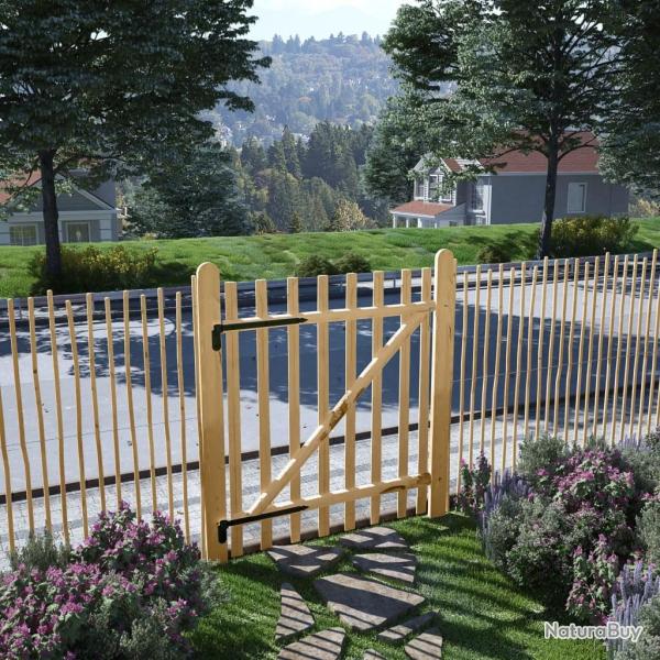 Portillon simple de cl�ture Bois de noisetier 100x120 cm