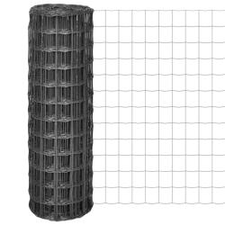 Cl&ocirc;ture euro Acier 10 x 1,2 m Gris