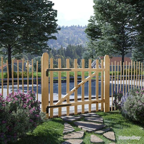 Portillon simple de cl�ture Bois de noisetier 100x90 cm