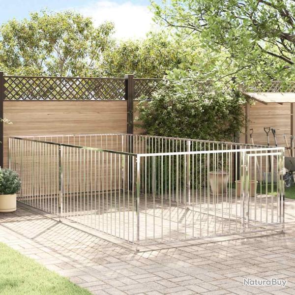 Chenil d'ext�rieur pour chiens 200 x 400 x 100 cm