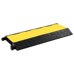 Rampe de protection de c&acirc;ble 3 canaux caoutchouc 93 cm