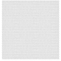 Panneau de grillage de jardin Acier inox 50x50 cm 30x17x2,5 mm