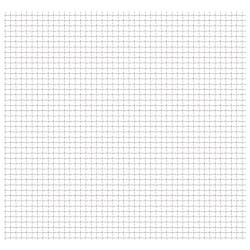 Cl&ocirc;ture de jardin sertie Acier inoxydable 50x50 cm 11x11x2 mm