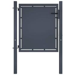 Portail de jardin en acier 100x100 cm anthracite