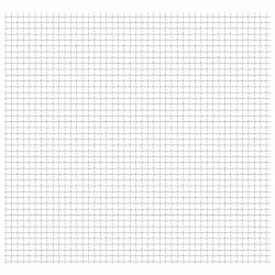 Cl&ocirc;ture de jardin sertie Acier inoxydable 50x50 cm 21x21x2,5 mm