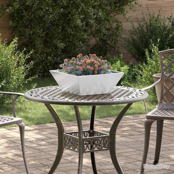 Cache-pot de jardin 5 pcs Argent 40 x 40 x 15 cm