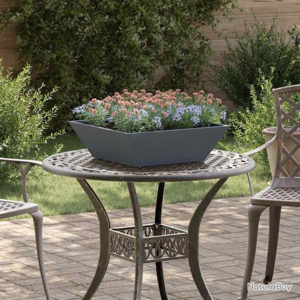 Cache-pot de jardin 5 pcs Anthracite 50 x 50 x 15 cm