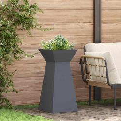 Jardini&egrave;re &agrave; pilier Anthracite 35 x 35 x 73 cm
