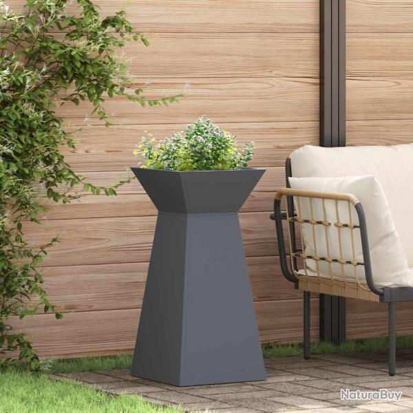 Jardini�re � pilier Anthracite 35 x 35 x 73 cm